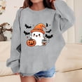thumbnail image 1 of hengsof Girls Halloween Sweatshirt Toddler Kids Long Sleeve Crew Neck Shirt Loose Pullover Sweater Holiday Clothes 1-13Y, 1 of 3