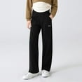 thumbnail image 1 of hengsof Girls High Waist Lounge Pants for 5-15 Years Straight Leg Athletic Wide Leg Pants with Side Pockets Yoga Dance Comfort Pants, 1 of 7