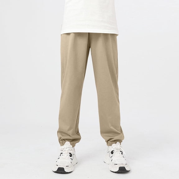 hengsof Girls Joggers with Pockets, Quick Dry Silky Kids Sweatpants Lightweight Athletic Pants for Casual Activewear