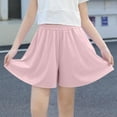 thumbnail image 1 of hengsof Girls Pull On Shorts Quick Dry Flowy Shorts with Pockets Elastic Athletic Skorts for Fitness Running Cheer Sports 3-15Y, 1 of 4