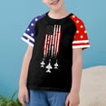 thumbnail image 1 of hengsof Girls Raglan Sleeve Fashion Printed T-Shirts Holiday Crew Neck Short Sleeve Tops Independence Day Patriotic Girls Shirts, 1 of 4