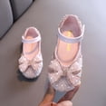 thumbnail image 1 of hengsof Girls Sparkly Rhinestone Pearl Bow Flats Fashion Sequins Ballet Shoes Soft Sole Comfort Stretch Princess Party Sandals, 1 of 8