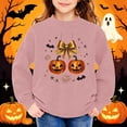 thumbnail image 1 of hengsof Girls Sweatshirts Halloween Printed Long Sleeve Crewneck Pullover Toddler Kids Winter Warm Shirt Sweater Tops 1-13Y, 1 of 5