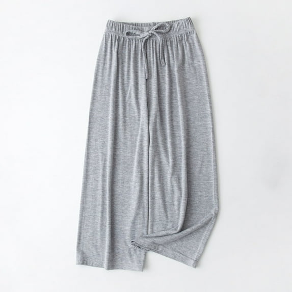 hengsof Girls Wide Leg Anti Mosquito Leggings, Summer Solid Color Elastic Waist Cool Comfortable Trousers, Sizes 4-15 Years Old