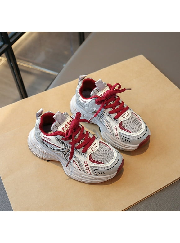 Girls and Boys Shoes Children's Running Tennis Fashion Sports Shoes Lightweight Breathable Sports Outdoor Shoes