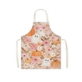 thumbnail image 1 of hengsof Halloween Ghost Pumpkin Aprons Adjustable Apron Holiday Horror Bib Aprons for Grilling Cooking Festival Bibs for Cooking, 1 of 6