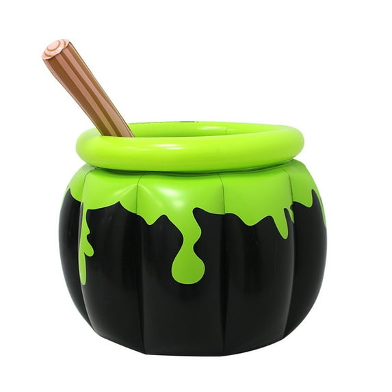 hengsof Halloween Inflatable Ice Bucket Giant, Inflatable Cauldron Kettle Halloween Cooler, Large Drink Holder for Parties, Drink Chiller Witch Theme Party Supplies, Outdoor Summer Events