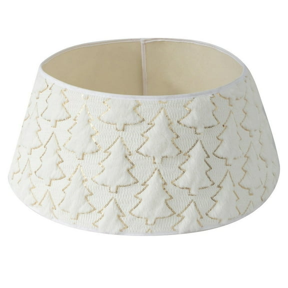 hengsof Handmade Christmas Tree Collar Tree Surround in Tree Shape Decorative Props for Tree Base Home Festive Displays Ideal for Christmas