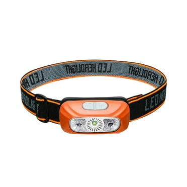 hengsof Headlamp Rechargeable with red light Bright 230° Wide Beam Headlight, Headlamps with Motion Sensors, 7 Modes Lightweight Waterproof Head Light Flashlight for Outdoor Hiking Running