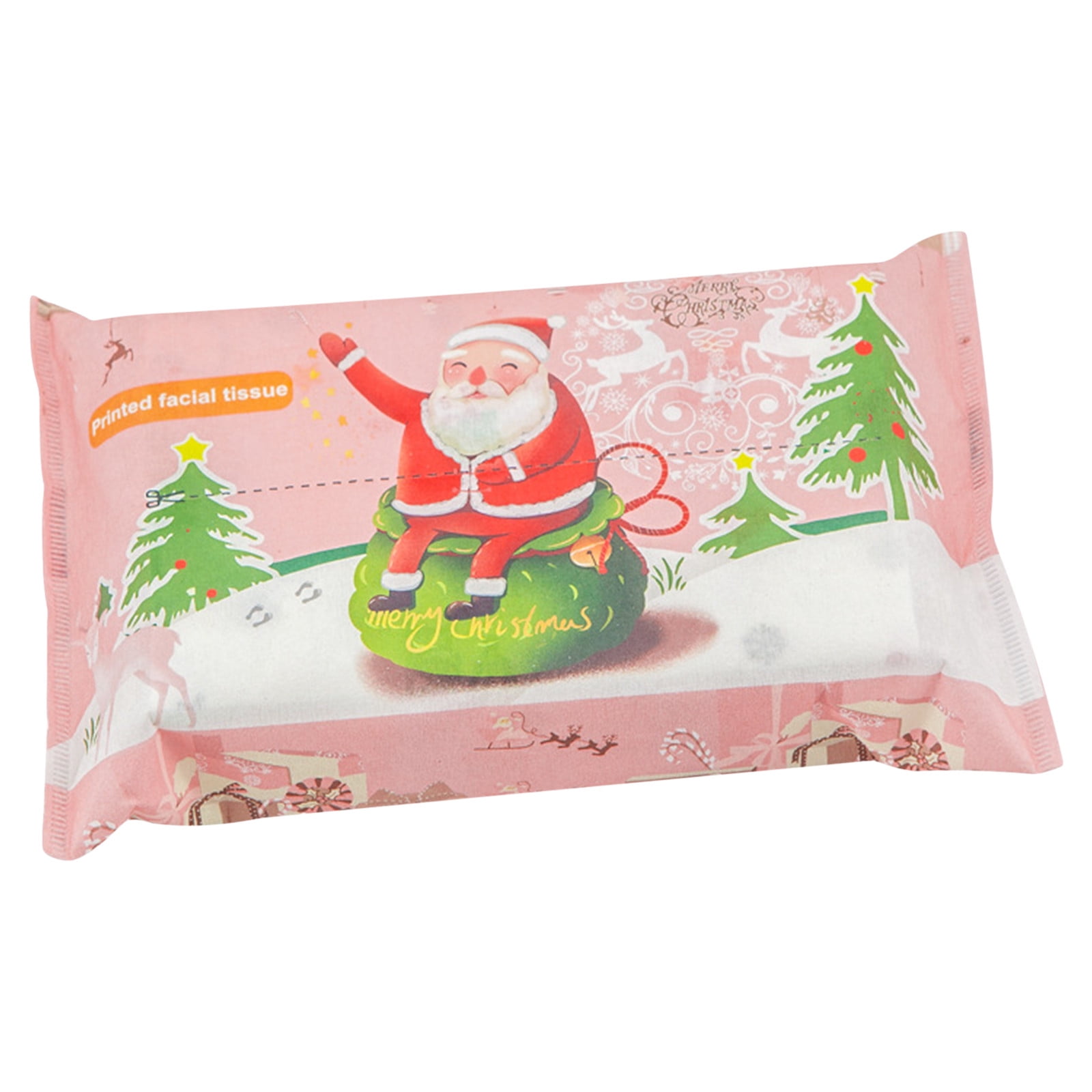 Hengsof Holiday Christmas Pocket Facial Tissues Christmas Pocket Sized Christmas Travel Facial 5785