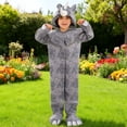 thumbnail image 1 of hengsof Kids Cute Character Costume, Long Sleeve Long Pants Animal Onesie Pajamas for Dress Up Play, Ages 3 to 10 Years, 1 of 8