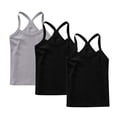 thumbnail image 1 of hengsof Kids Girls' Cotton Camisole Tank Top Undershirt (Multipack), 1 of 7