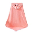 thumbnail image 1 of hengsof Kids Hooded Towel Poncho with Embroidery Cute Animal Design Plush Bath Robe Wrap for Baby Soft Absorbent After Swim Cover Up, 1 of 2