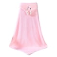 thumbnail image 1 of hengsof Kids Hooded Towel Poncho with Embroidery Cute Animal Design Plush Bath Robe Wrap for Baby Soft Absorbent After Swim Cover Up, 1 of 2