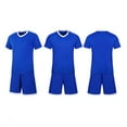 thumbnail image 1 of hengsof Kids Jersey Soccer Set Sports Team Uniform Outfit Shirt Shorts Suit, 1 of 8