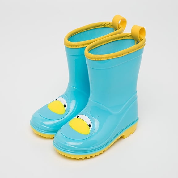hengsof Kids' Rain Boots Kids' Non Slip Rain Boots Easy To Wear Waterproof Boots for Kids Suitable for Boys and Girls