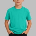 thumbnail image 1 of hengsof Kids Shirts Short Sleeve T-Shirts Kids Basic Crew Neck Tops Casual Cotton Tees Clothes Fashionable Solid Color T-shirt, 1 of 6