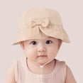 thumbnail image 1 of hengsof Kids Simple Fisherman Style Sun Hat, Solid Color Bucket Hat for Babies and Toddlers, Lightweight Summer Headwear, 1 of 4