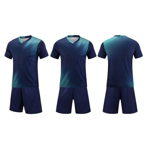 hengsof Kids Soccer Jersey Sports Team Training Shirt and Shorts Uniform