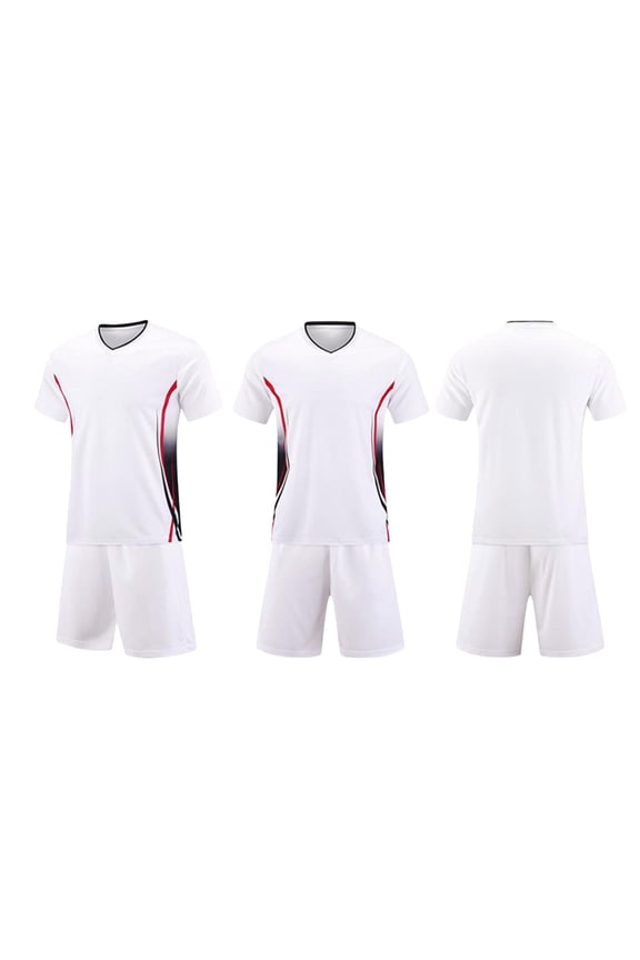Kids Soccer Jersey Sports Team Training Shirt and Shorts Uniform