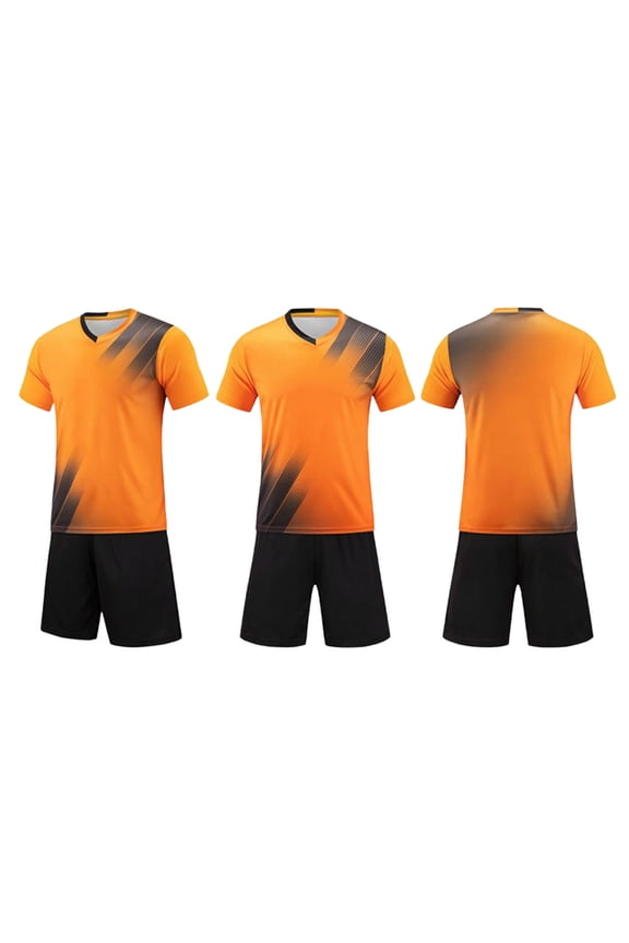 Kids Soccer Jersey Sports Team Training Shirt and Shorts Uniform