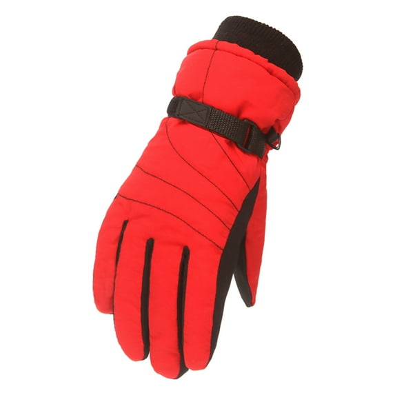 hengsof Kids Waterproof Winter Gloves with Zip Pocket Snow Ski Gloves Boys Girls Toddler Touchscreen Snowboard Gloves