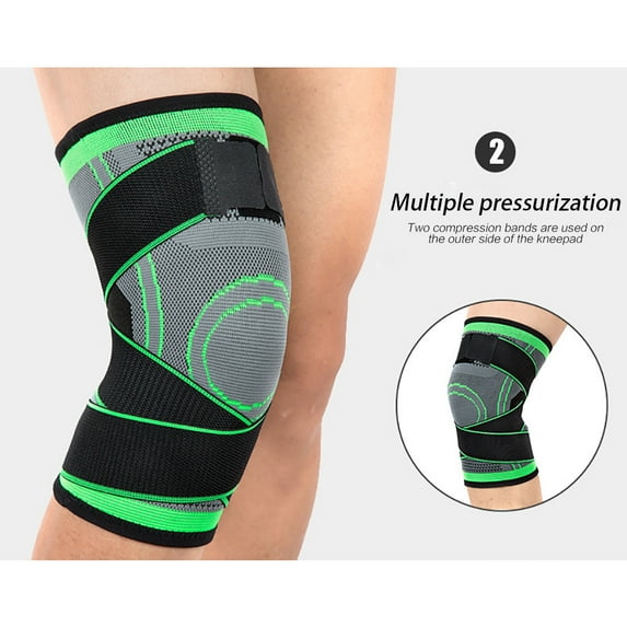 hengsof Knee Compression Sleeve for Men and Women, Knee Support Brace for Running and Work out