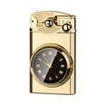 thumbnail image 1 of hengsof Lighter Personalized Creative Rocker Double Direct Windproof Lighter Double Arc Plasma Lighter with Real Watch dial Gift for Men, 1 of 2