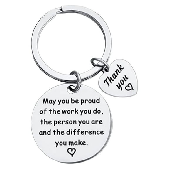 hengsof Love Encouragement Inspirational Keychain Gifts for Women Birthday Christmas Gifts With Leather