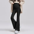 thumbnail image 1 of hengsof Maternity Flared Leggings Over The Belly Yoga Bootcut Stretchy Pregnancy Pants Soft Trousers, 1 of 6