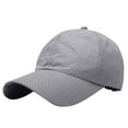 thumbnail image 1 of hengsof Men Ventilate Versatile Baseball Cap Sun Protection Solid Color Portable Folding Hats for Men or Women, 1 of 5