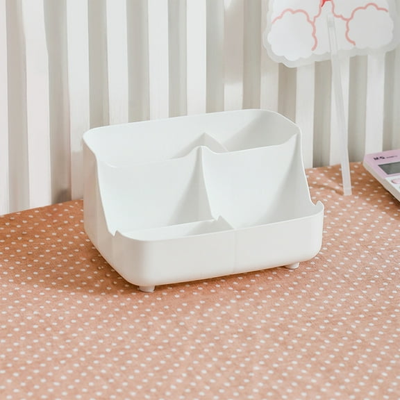 hengsof Mini Storage Crates Organizer, Collapsible Plastic Storage Basket with Space-Saving Design, Stackable Cute Bin for Office & Home Bedroom, Bathroom and Kitchen Storage Decor