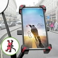 thumbnail image 1 of hengsof Motorcycle Bike Phone Mount, Bike Phone Holder Mount Handlebar or Rearview Mirror for Dirt Bikes, Scooter, Bicycle, Electric, Mountain and Most Mobile Phones, 1 of 6