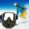 thumbnail image 1 of hengsof Motorcycle Goggles, Detachable Dirt Bike Goggles, Airsoft Mask, Paintball Mask, ATV Goggles, Riding Goggles, Windproof Goggles, Ski Goggles, Helmet Goggles, 1 of 4