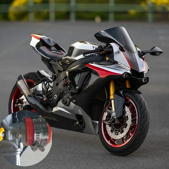 hengsof Motorcycle Parts Carburetor 35mm Intake Manifold Suitable For PWK28 30 KOSO Inner Diameter Interface Adhesive Three Color Selection