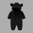 thumbnail image 1 of hengsof Newborn Baby Bear Outfit Suit Girls Boys Fleece Jumpsuit Romper Hooded Warm Fall Winter Long Sleeve Snowsuit Clothes, 1 of 6