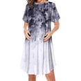 thumbnail image 1 of hengsof Nursing Dress Summer Short Sleeve Breastfeeding Casual Knee Length Maternity Dresses, 1 of 4