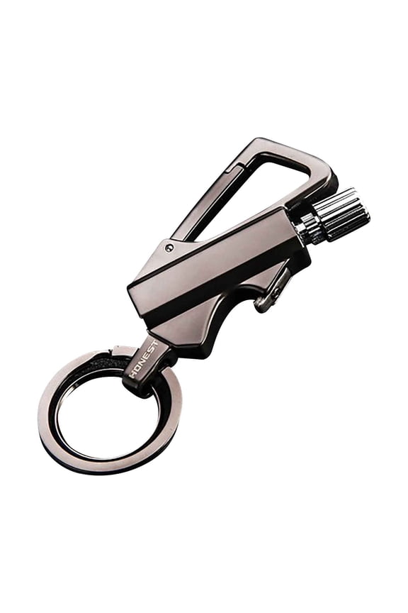 Permanent Match with Bottle Opener Metal Keychain Lighter, Reusable Waterproof Flint Matchstick Fire Starter for Camping Hunting, Great Gift Ideas