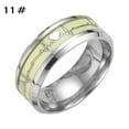 thumbnail image 1 of hengsof Personalized Color Flash Luminous Ring, European Style Glow in Dark Design, Fashion Valentine's Day Accessory Gift, 1 of 9