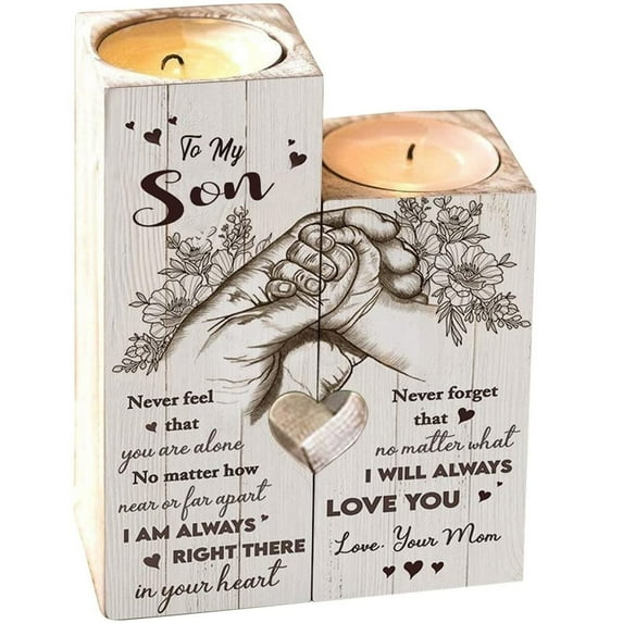 hengsof Romantic Heart Tealight Candle Holder Handmade Decorative Candle Holders Unique Gifts for Girlfriend Wife Her Wedding Romantic Decor Tea Lights
