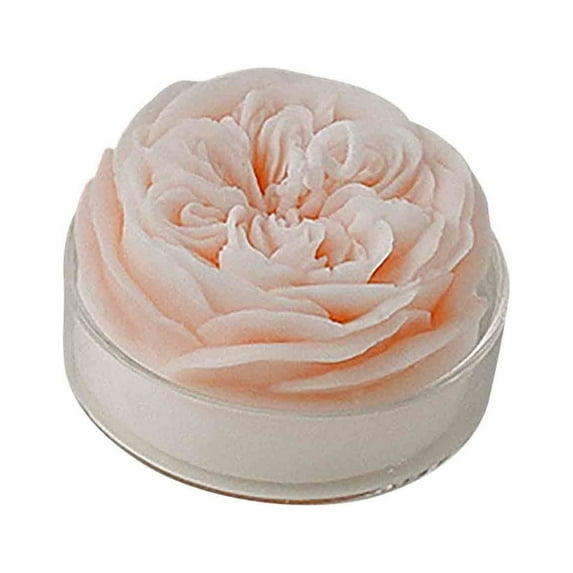 hengsof Rose Scented Candles, 5-7 Hour Burn Time, with Glass Base, Perfect for Valentine's Anniversary Gifts, Home Decor, Wedding, Bar, Cafe, Christmas, Indoor Use, Soy Wax, with Sparkle