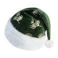 thumbnail image 1 of hengsof Santa Hat, Santa Hat for Kids, Unisex Velvet Comfort Green Christmas Hats Extra Thicken Classic Plush for Christmas New Year Festive Holiday Party Supplies, 1 of 6