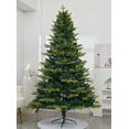 hengsof Snow Flocked Artificial Christmas Tree Unlit Snowy Pine Tree