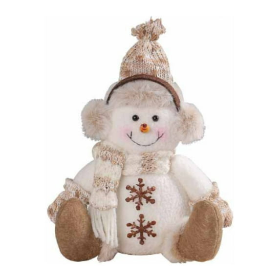 hengsof Snowman Christmas Decorations Indoor Snowman Figurines Decor Christmas Holiday Winter Ornament Christmas Snowman Figurines Table Decorations Gifts