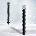 thumbnail image 1 of hengsof Snowman Measuring Snow Thickness Measuring Snow Gauge Metal Crafts Essential Tools for Life, 1 of 7