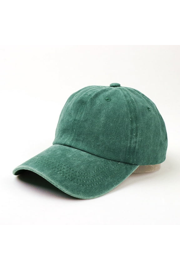 Soft Cotton Plain Baseball Cap Adjustable Classic Washed Low Profile Dad Hat for Men Women