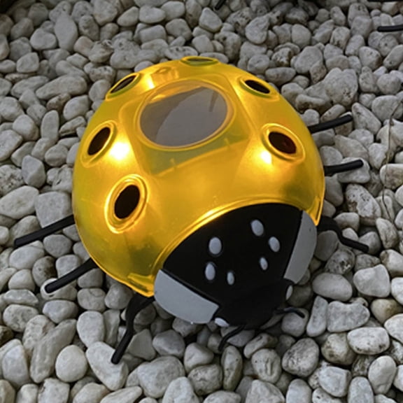 hengsof Solar Garden Decor Ladybugs Lights Outdoor Decor Waterproof Solar Ladybug Stake Lights, Cute Insect Animal Garden Decor Lights for Backyard, Flowerbed, Pathway, Lawn Decorations
