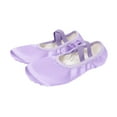 thumbnail image 1 of hengsof Sparkling Slip On Ballet Flats for Girls, Stylish Practice Shoes, Comfortable Solid Color Sparkly Soft Soled Yoga Shoes Suitable for Ballet Gymnastics, 1 of 6