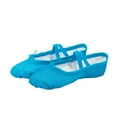 thumbnail image 1 of hengsof Sparkling Slip On Ballet Flats for Girls,Suitable for Practice Performance,Solid Color Soft Sole Shiny Comfortable Yoga Shoes for Children Aged 2-15, 1 of 6
