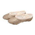 thumbnail image 1 of hengsof Sparkling Slip On Ballet Flats for Girls,Suitable for Practice Performance,Solid Color Soft Sole Shiny Comfortable Yoga Shoes for Children Aged 2-15, 1 of 6